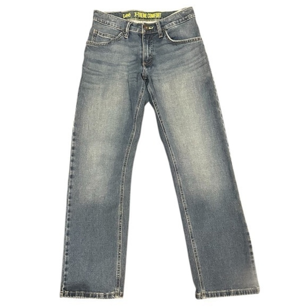 Lee X-TREME COMFORT Straight Leg Denim Jeans - Boys Size 12 - Adjustable
